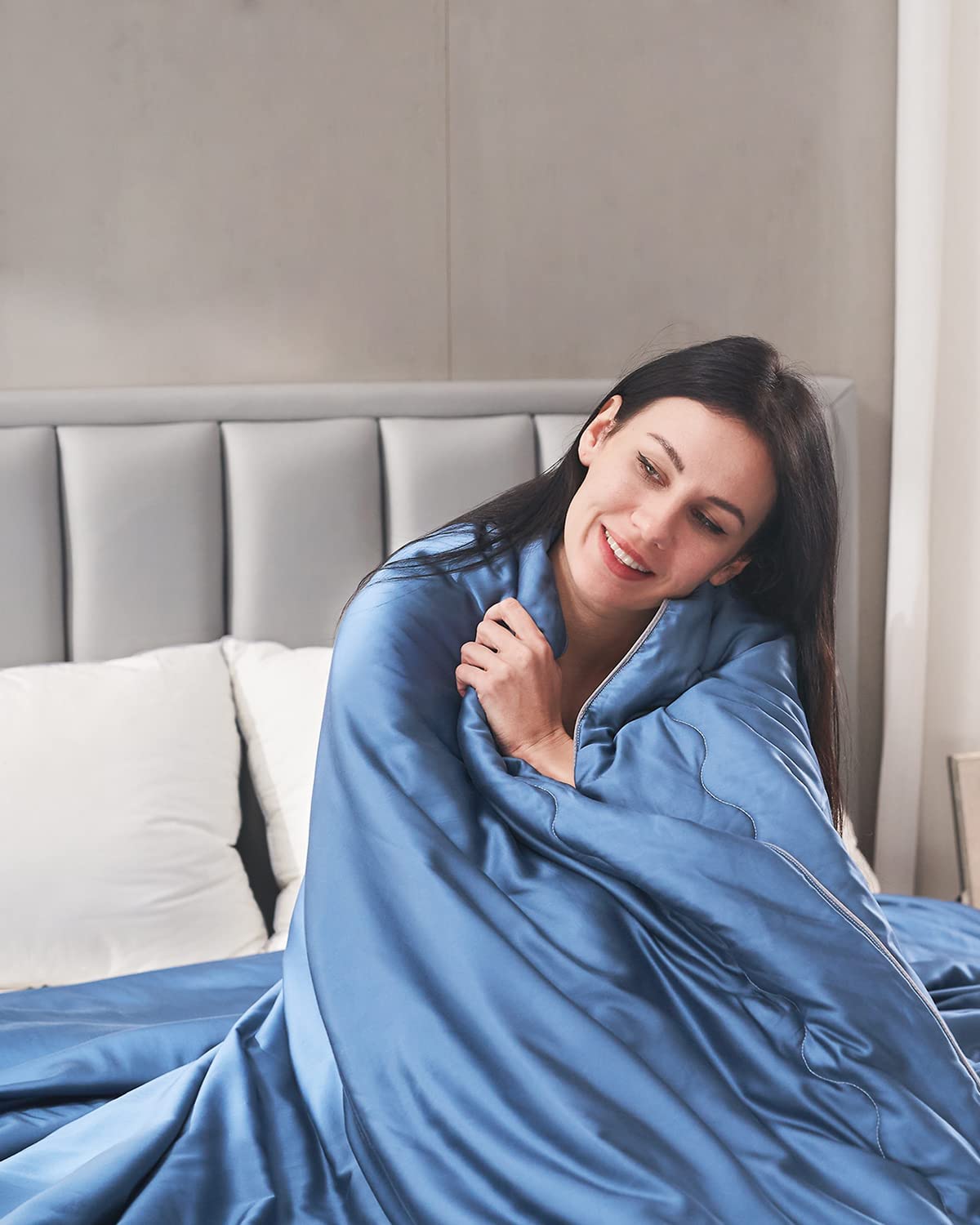 Eco-Friendly Cool Blankets Hot Sleepers Like Ice Cream Lightweight Summer Double Side Cold Cooling Comforter