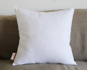 Customized Size Square White Duck Feather and Down Pillow Cushion Insert