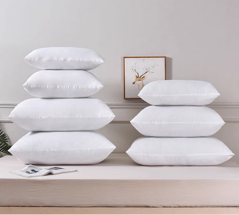 Factory Custom Wholesale pillow inner High Quality Square White Cushion Inserts Promotion Plain Pillow Filling