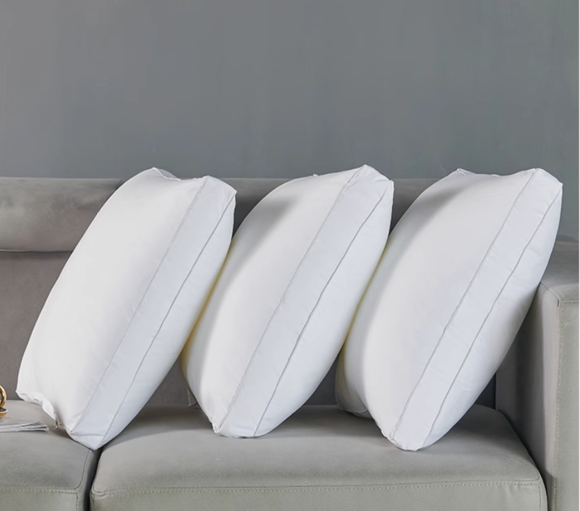 Five Star Hotel Soft Hotel Cushion Inner Soft Feather Cushion Inner Woven Square Decorative Plain 10 Pcs Bathroom,living Room