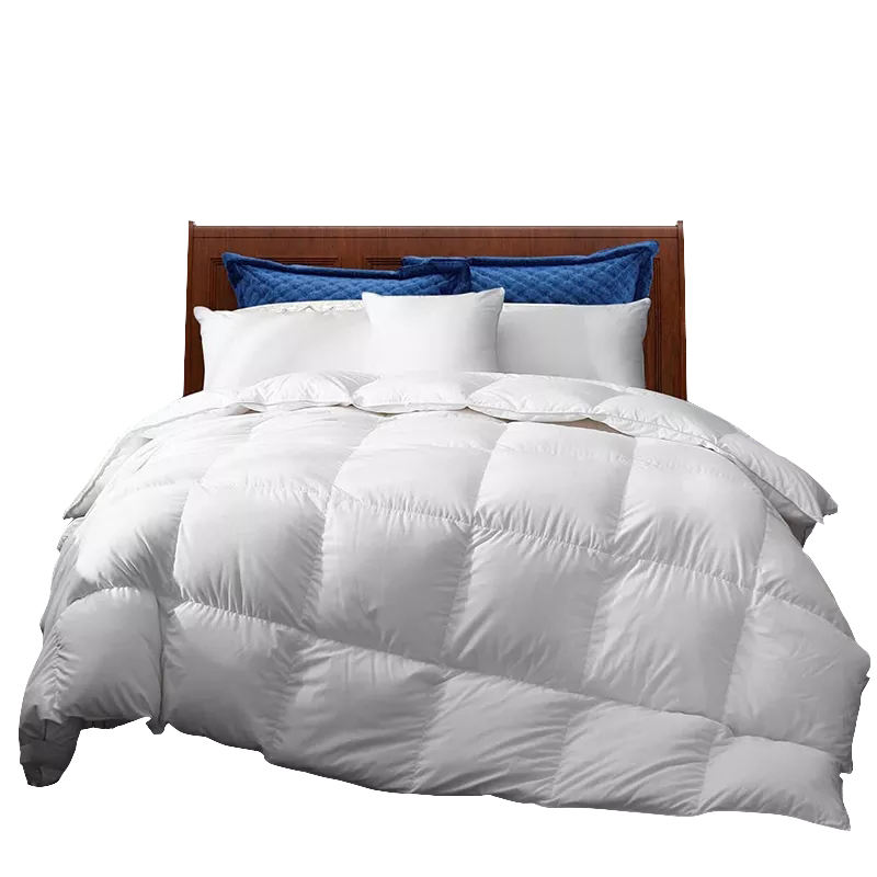 White Color Quilted Comforter Duvet Insert Blanket all Season Hotel White bed comforter