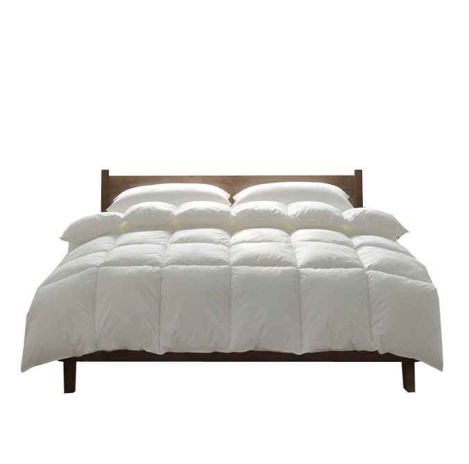 Wholesale of high fluffy and comfortable hotel bedrooms in Chinese factories, white duck down and goose down down duvet